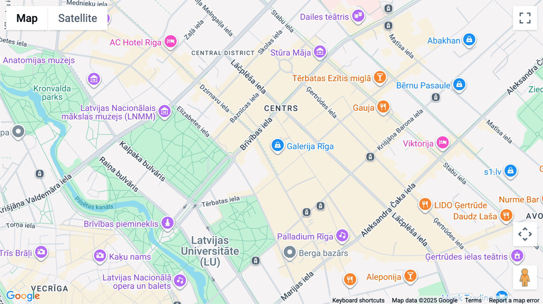 Click for interative map of Dzirnavu Lela 67, 5th floor, Riga