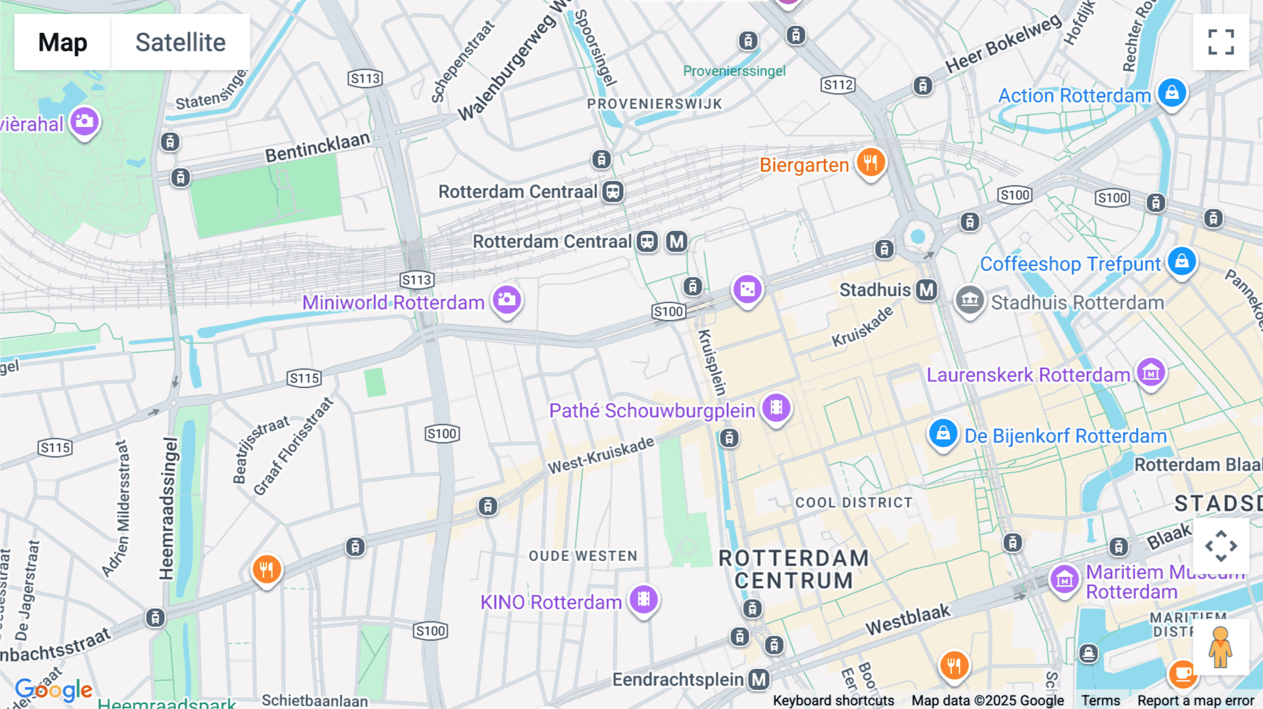 Click for interative map of Weena 788, Rotterdam