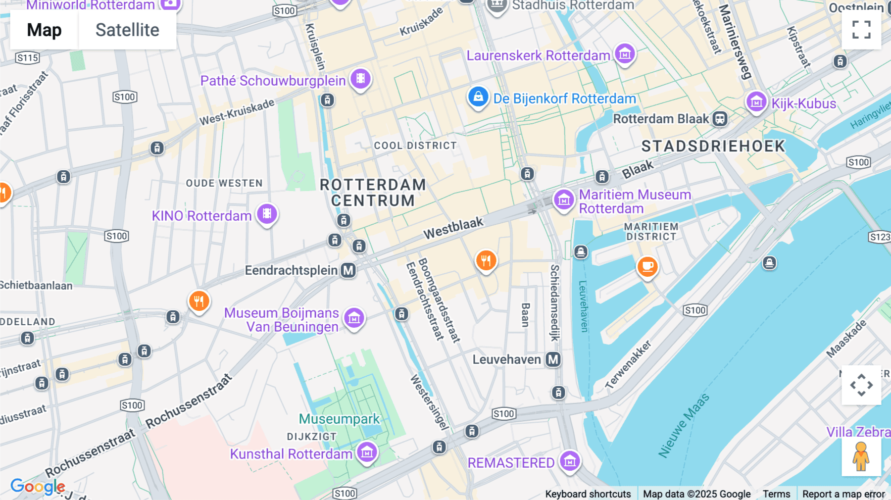 Click for interative map of Westblaak 90, Rotterdam