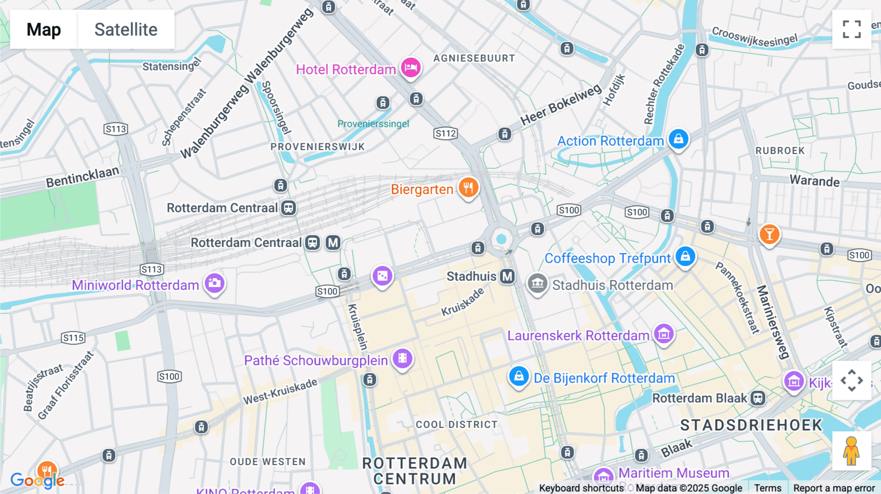 Click for interative map of Weena 335, Rotterdam