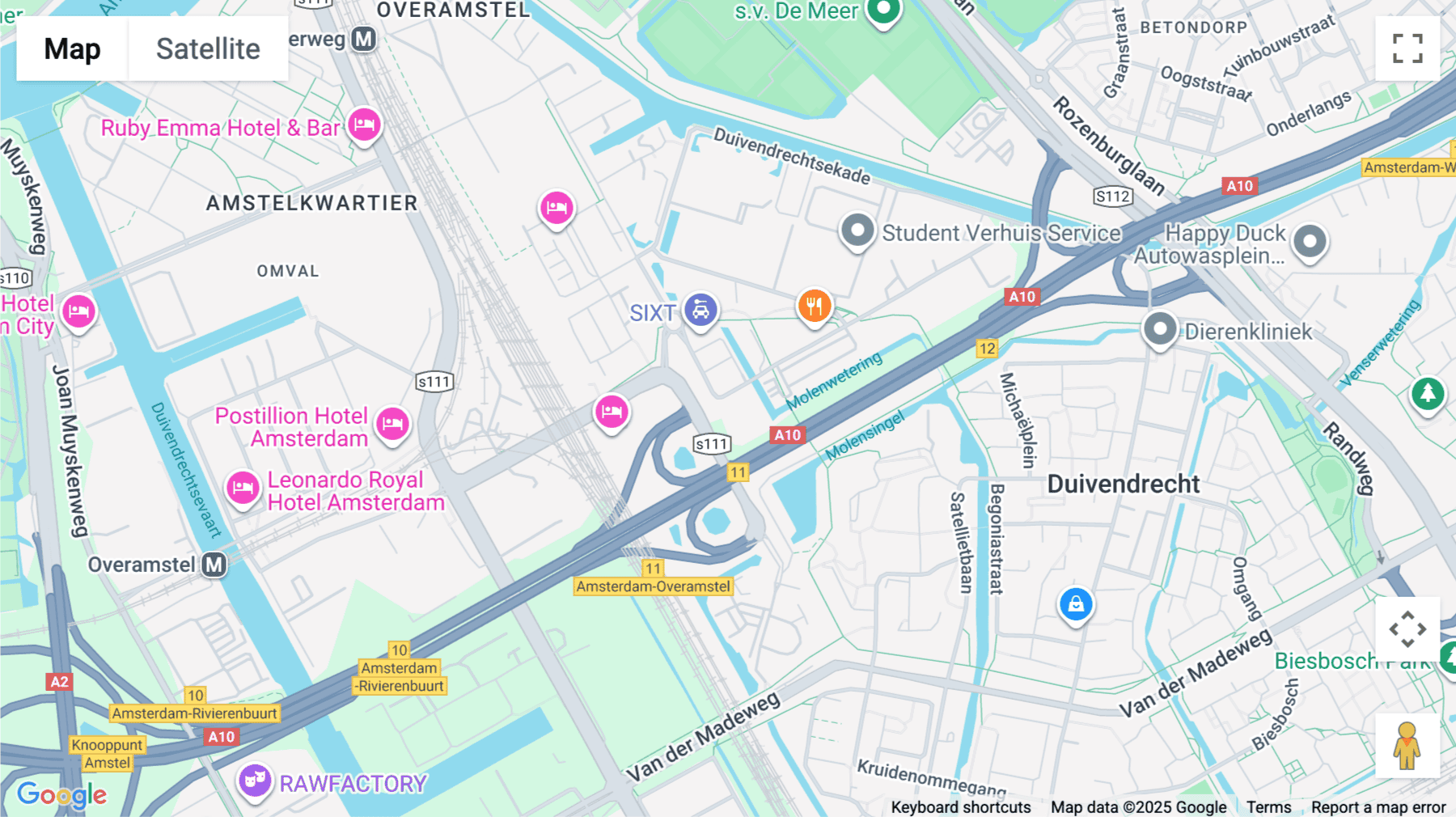 Click for interative map of Joop Geesinkweg 201, Amsterdam