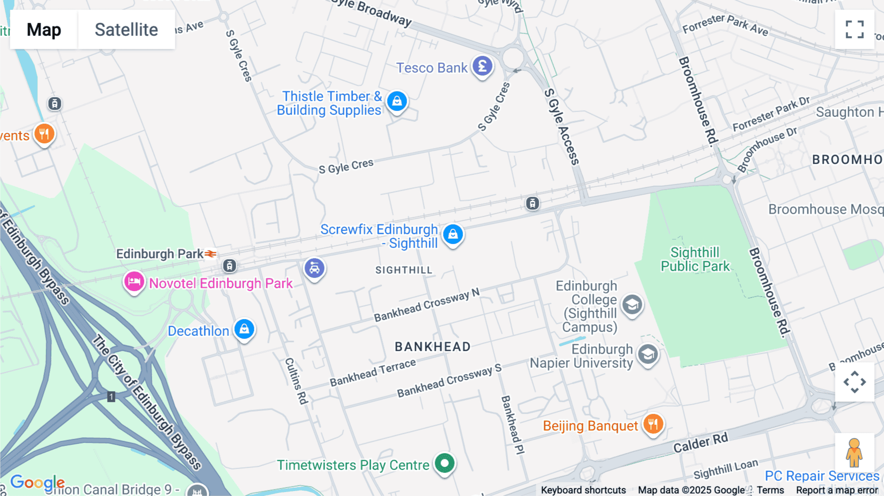 Click for interative map of Unit 16, 30 Bankhead Drive, Sighthill, Edinburgh
