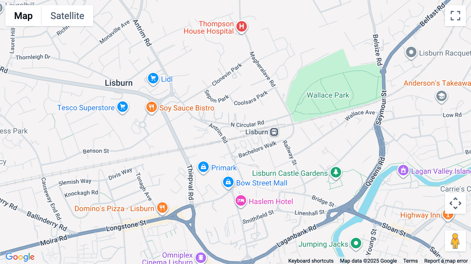 Click for interative map of Formation Works, Building 1 The Sidings, Antrim Road, Lisburn