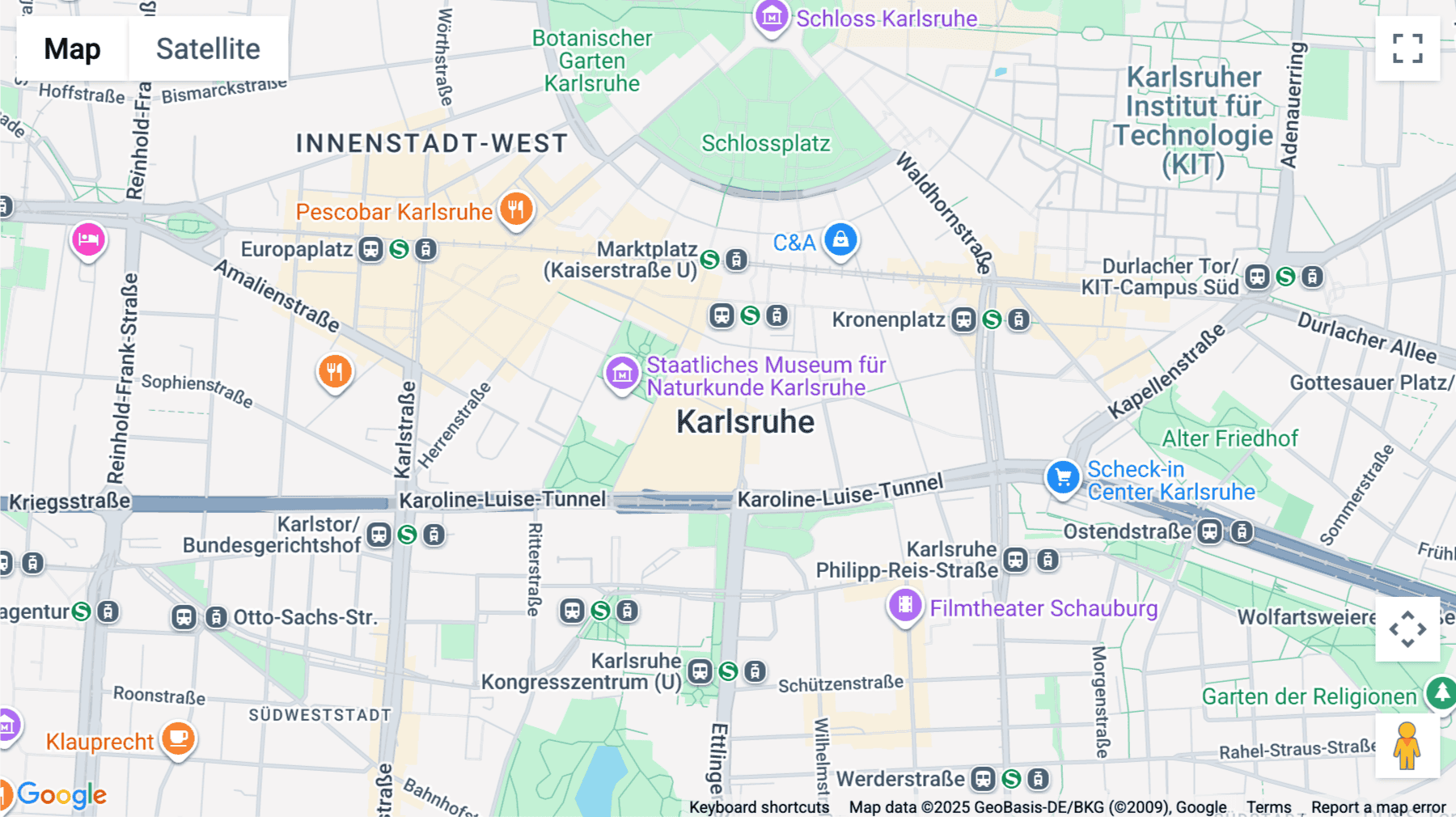 Click for interative map of Karl-Friedrich-Straße 22, Karlsruhe