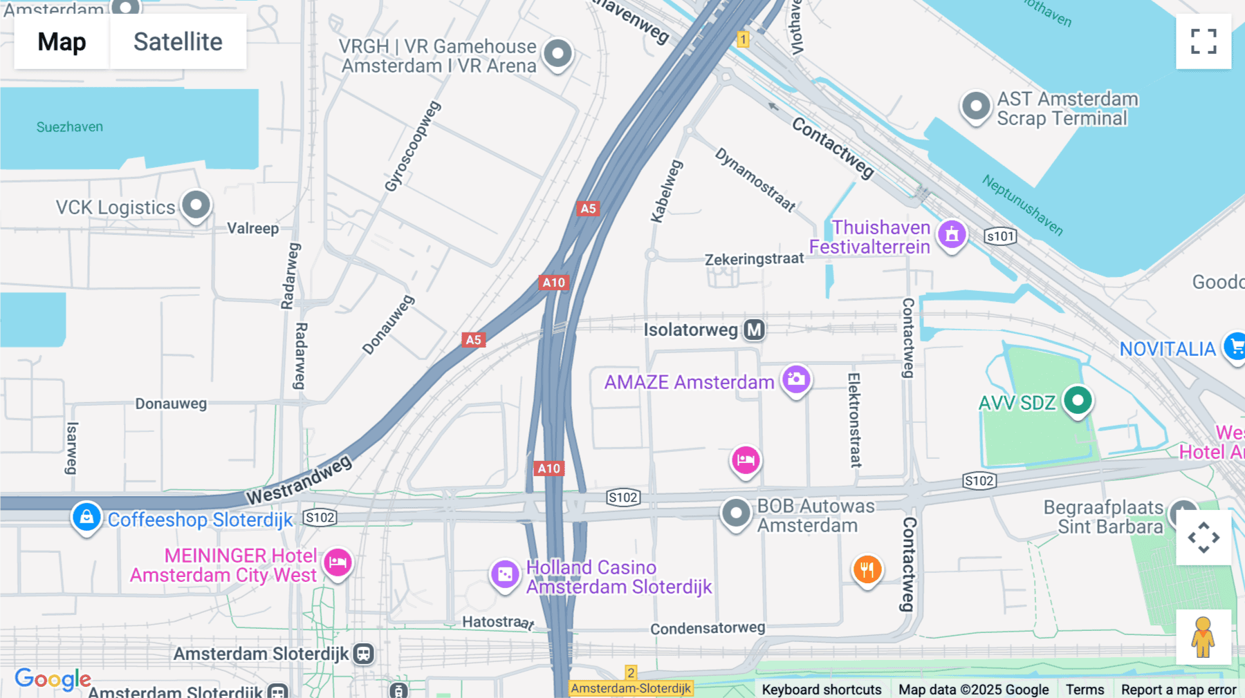 Click for interative map of Kabelweg 57, Amsterdam