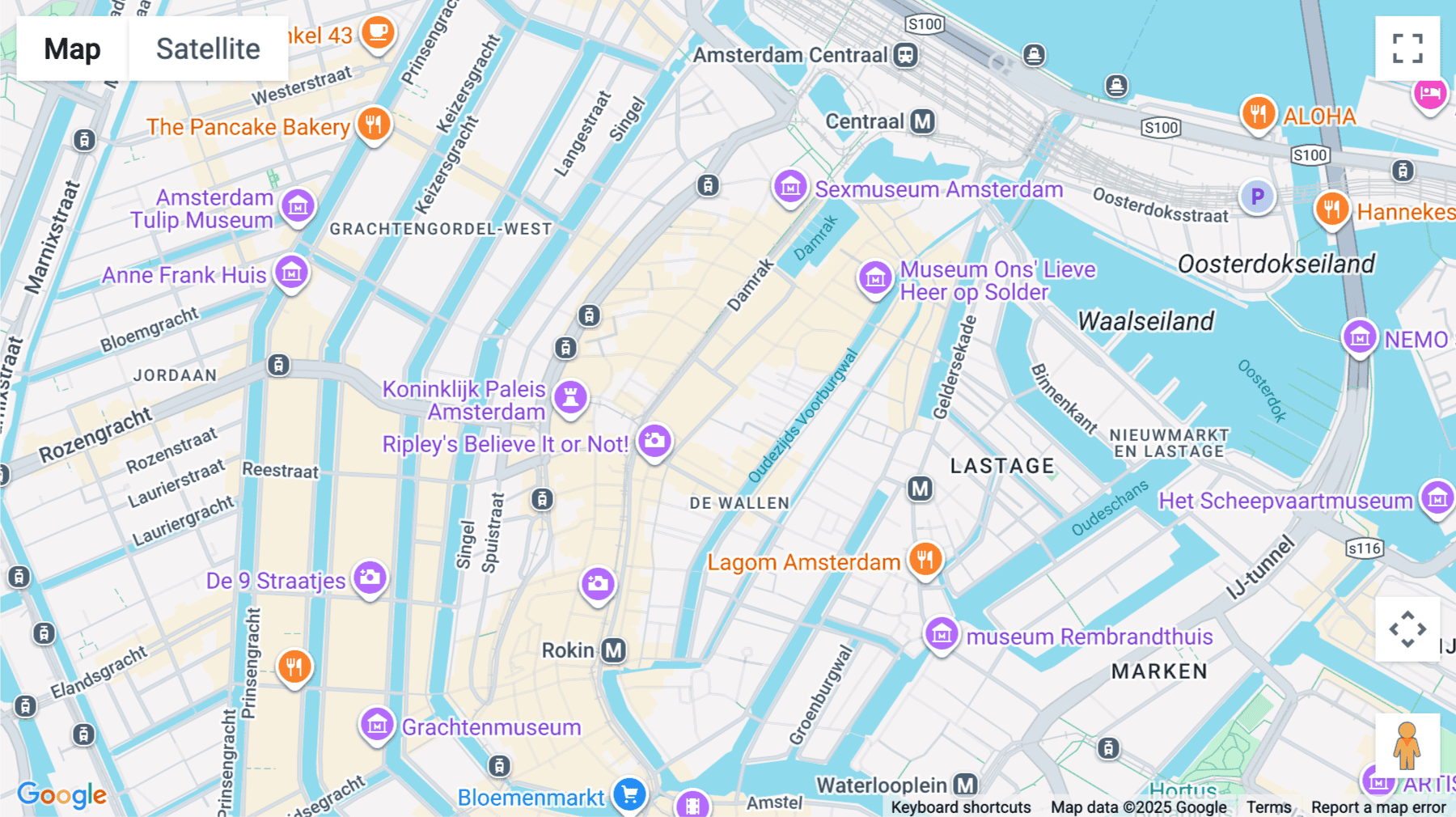 Click for interative map of Warmoesstraat 155, Amsterdam