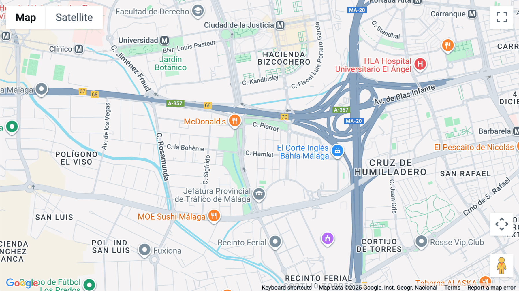 Click for interative map of C. Quasimodo, 16 Planta Local, Puerta 2, Cruz de humilladero, Málaga