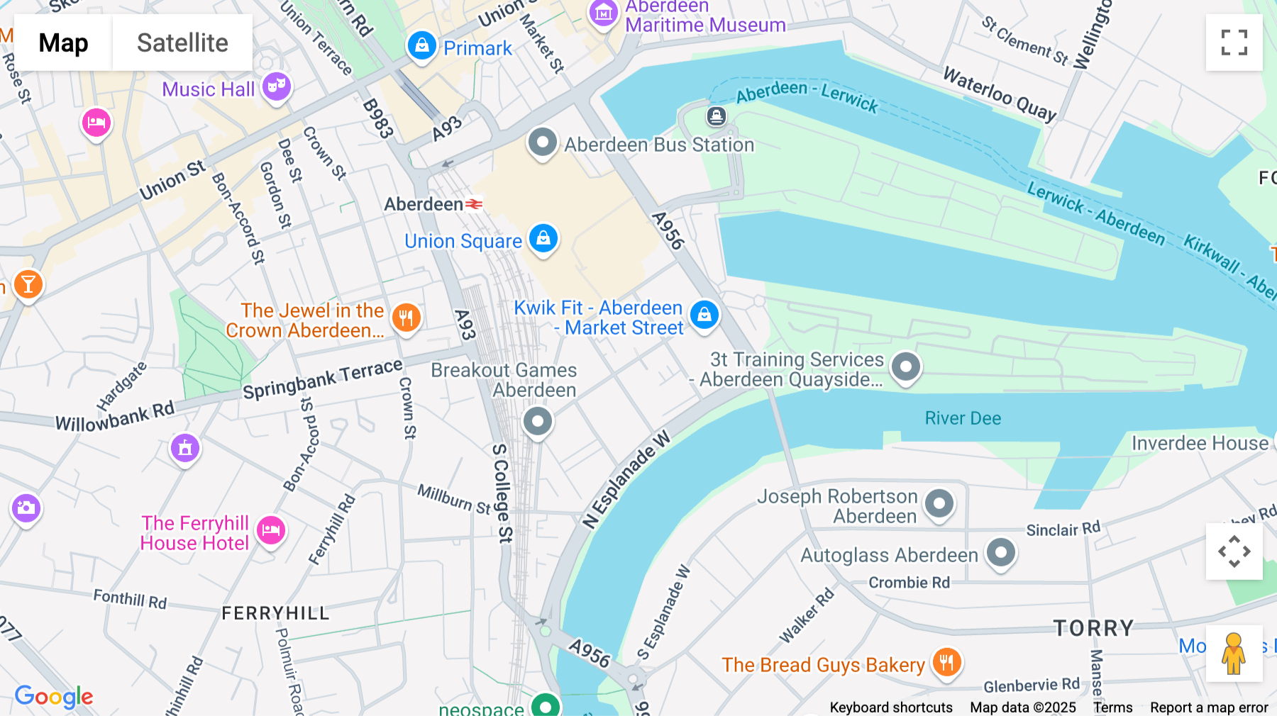 Click for interative map of The Quadrant, Poynernook Rd, Aberdeen