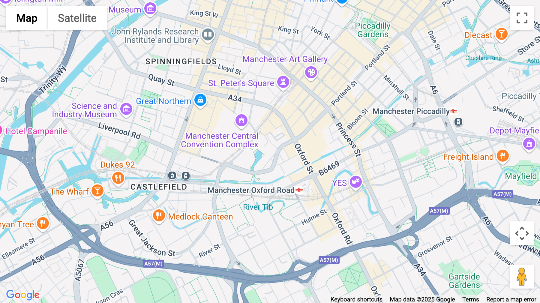 Click for interative map of 100 Barbirolli Square, Level 00 and 01, Manchester