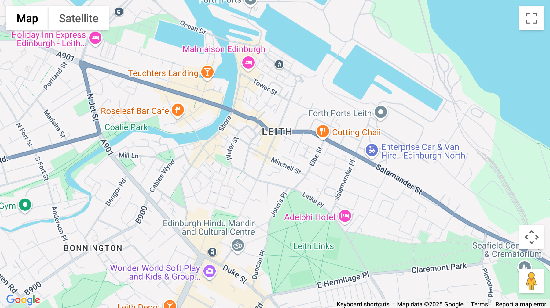 Click for interative map of 5 Mitchell Street, Edinburgh