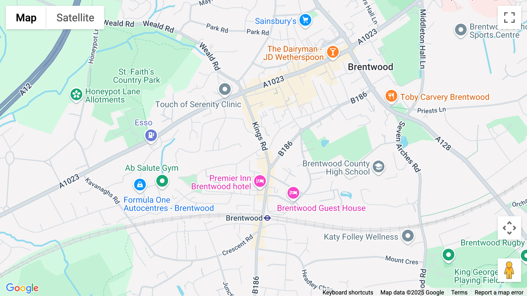 Click for interative map of 101-135 Kings House, Kings Road, Brentwood