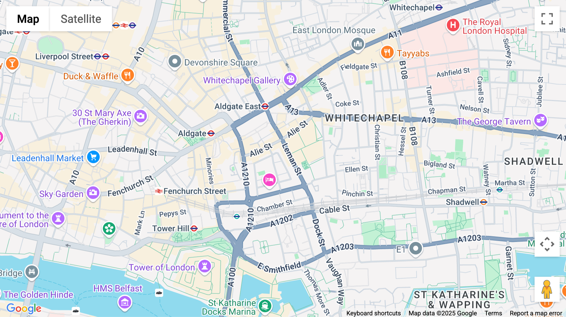 Click for interative map of Berkeley Square House, London