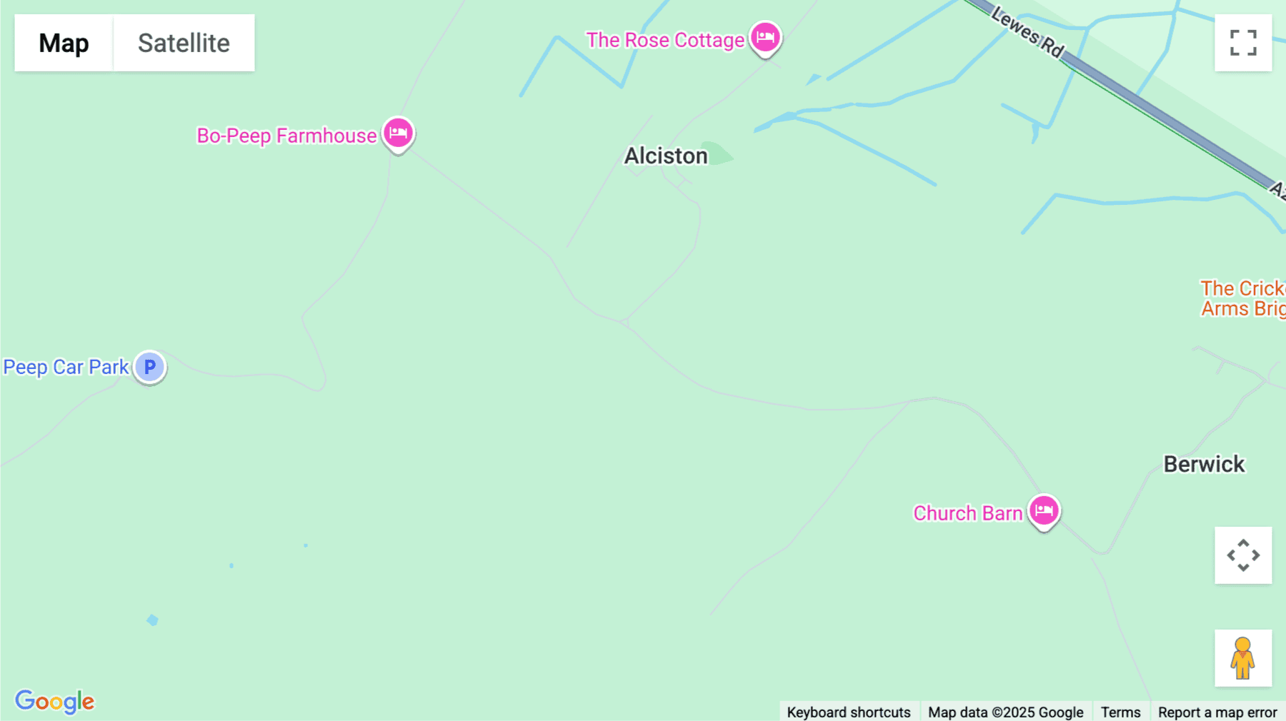 Click for interative map of 23 Grand Parade, Brighton