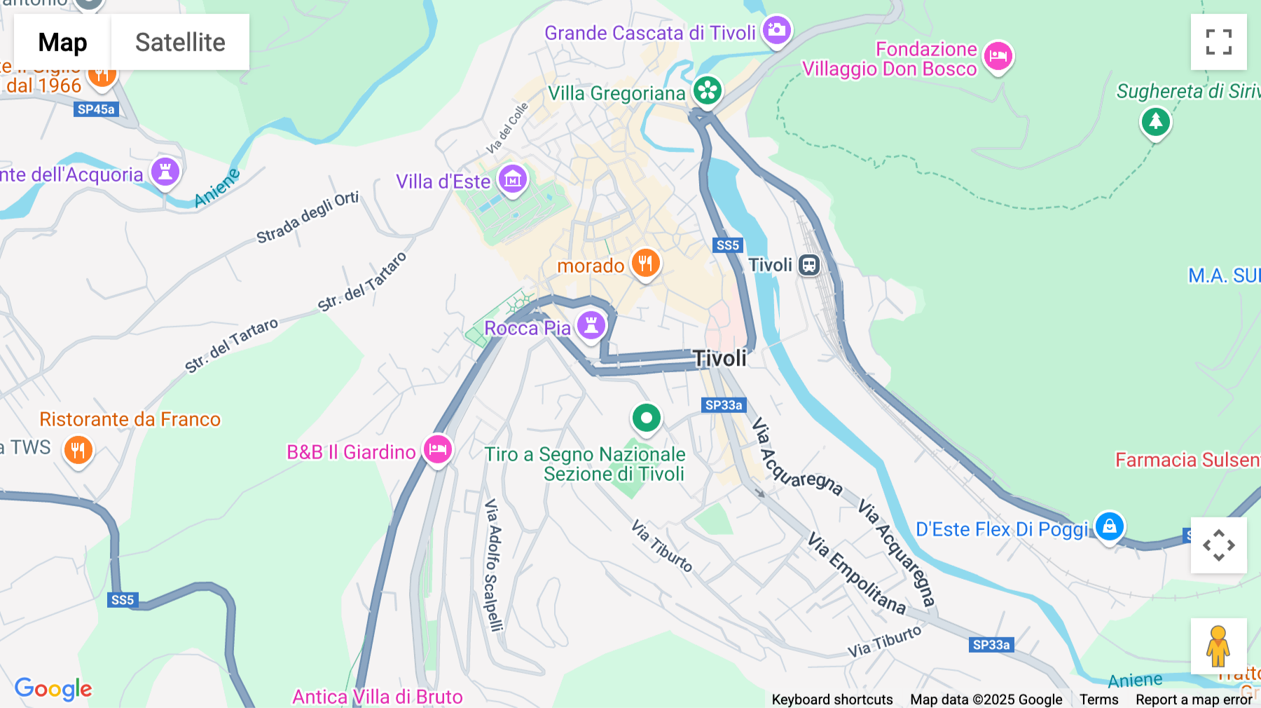 Click for interative map of Viale Trieste 53, Tivoli