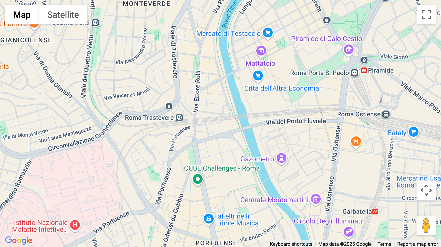 Click for interative map of Via Baccio Baldini 12, Rome