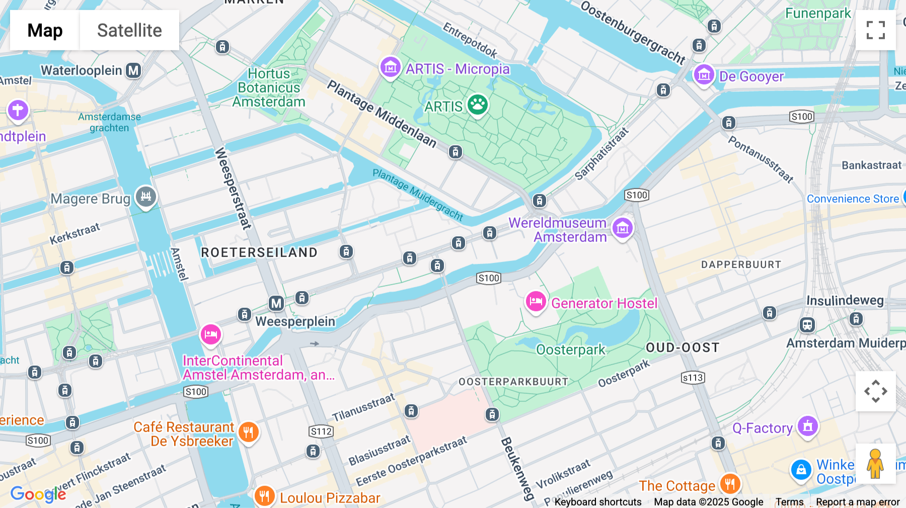 Click for interative map of Sarphatistraat 370, Amsterdam