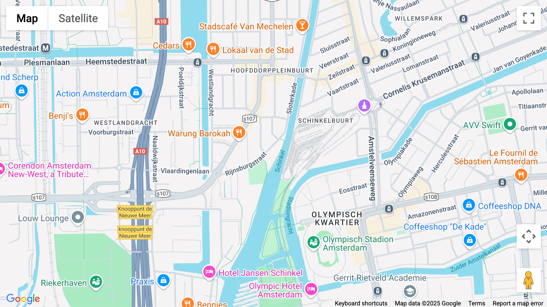 Click for interative map of Rijsburgstraat 9-11, Amsterdam