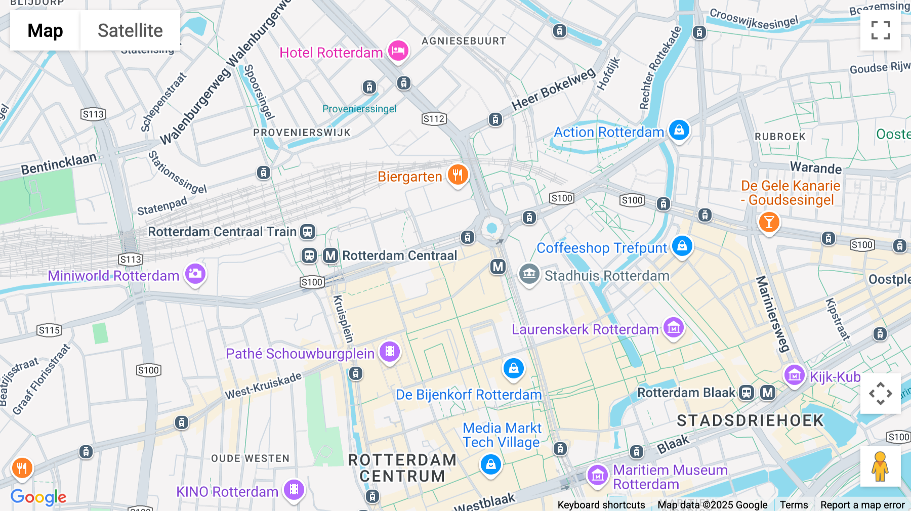 Click for interative map of Weena 70, Rotterdam