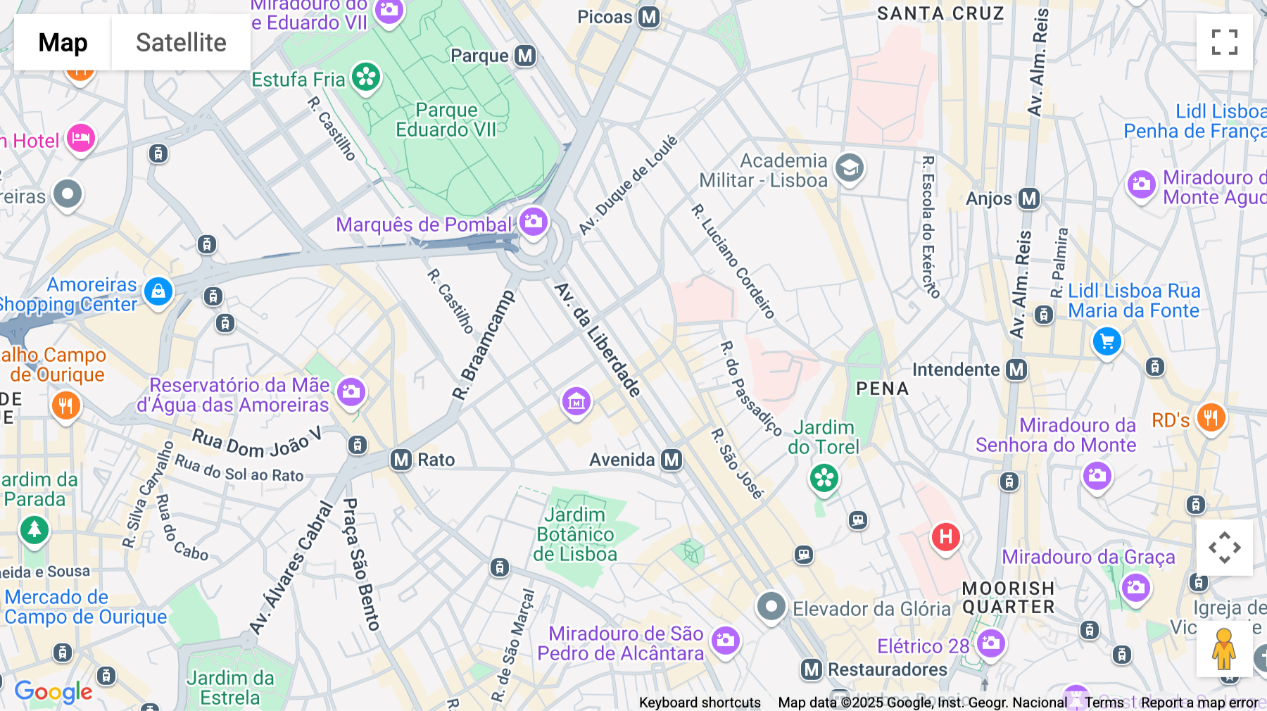 Click for interative map of Avenida da Liberdade 224, 2 andar, Lisbon