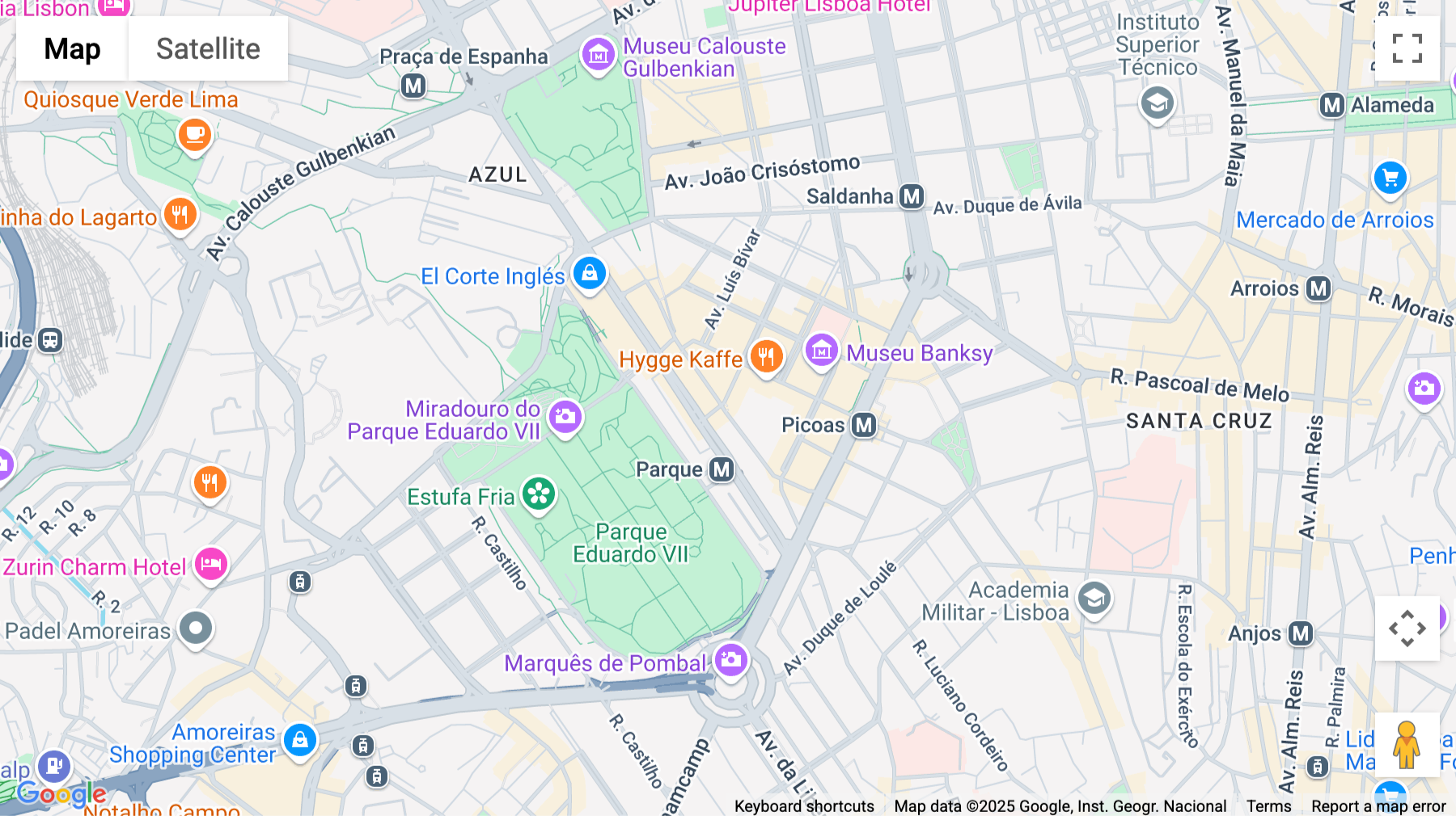 Click for interative map of Rua Filipe Folque 2, 2nd floor, Lisbon