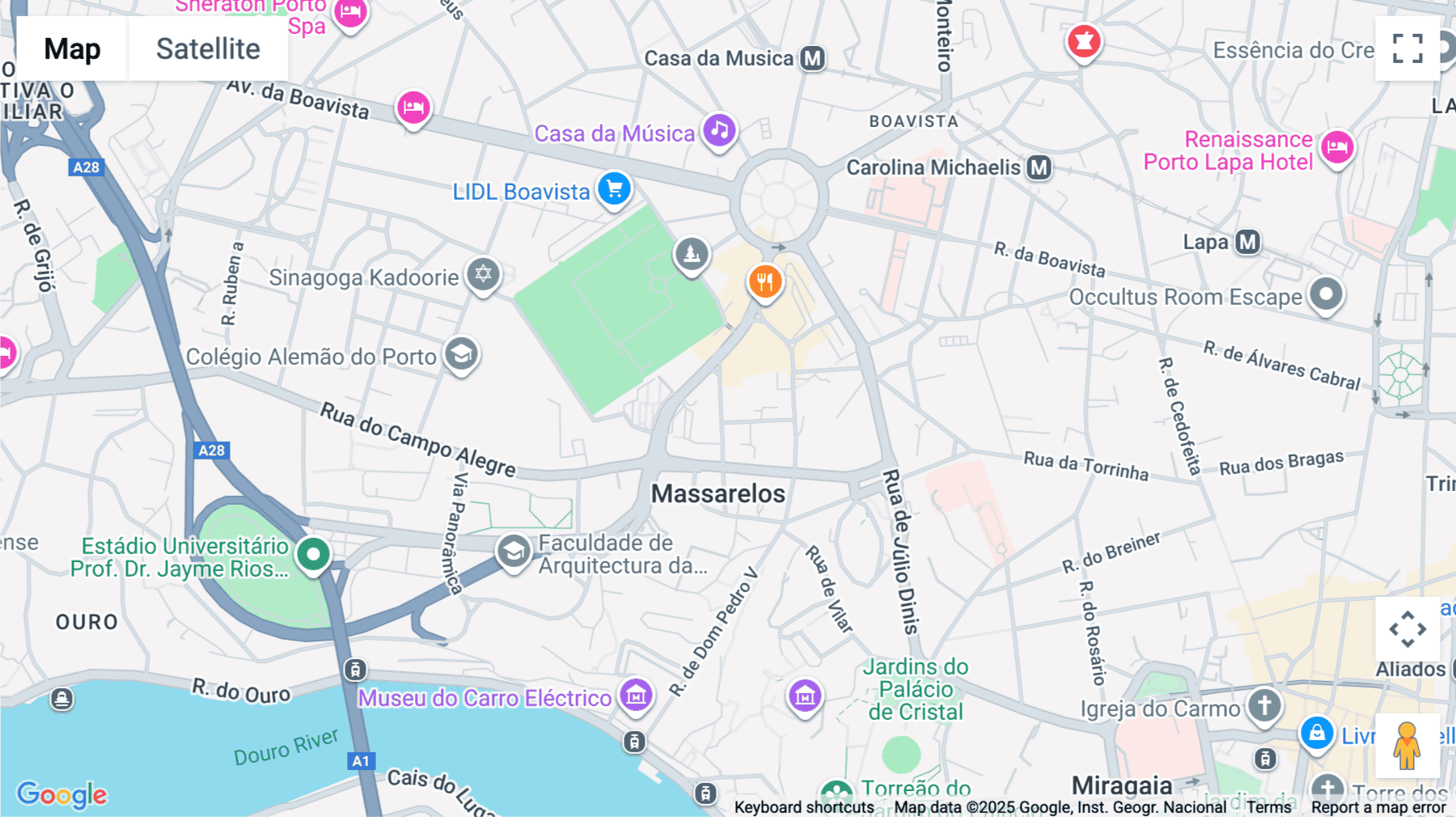 Click for interative map of Rua Arquitecto Marques da Silva, 120, Porto