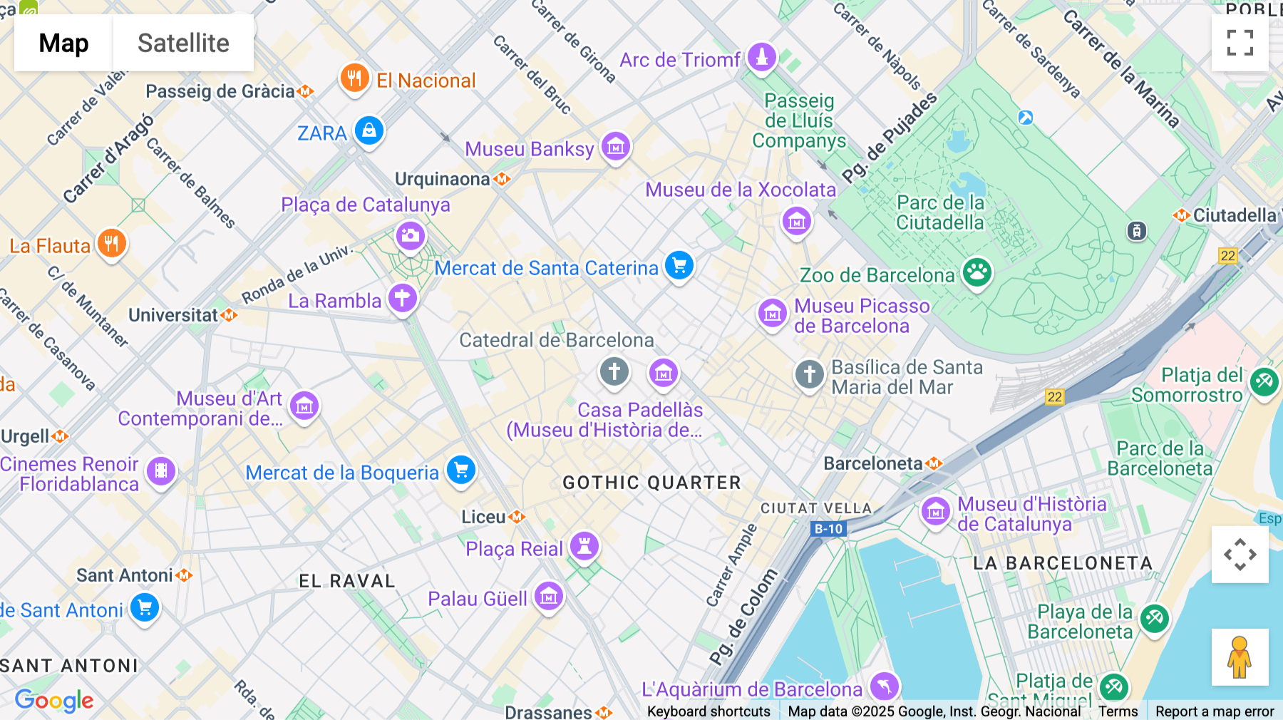 Click for interative map of Carrer De La Tapineria 10, Barcelona