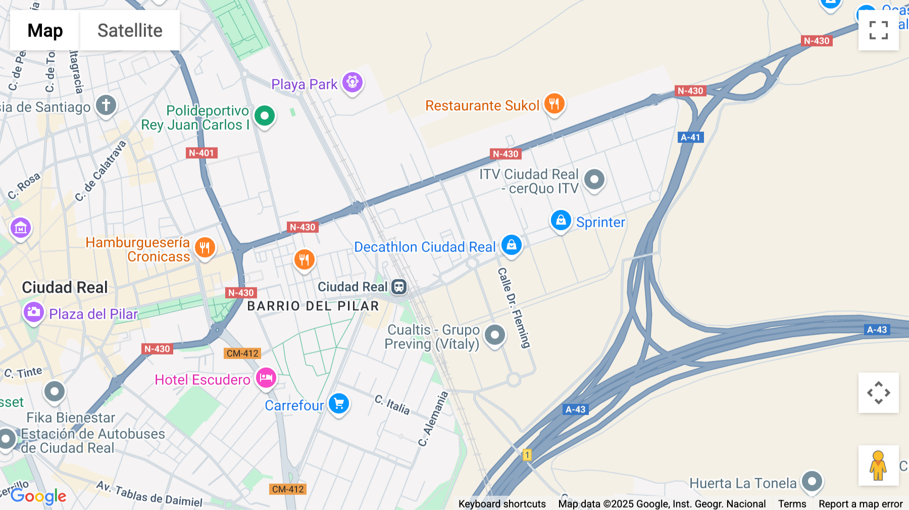 Click for interative map of Avenida De La Ciencia, 1, Ciudad Real
