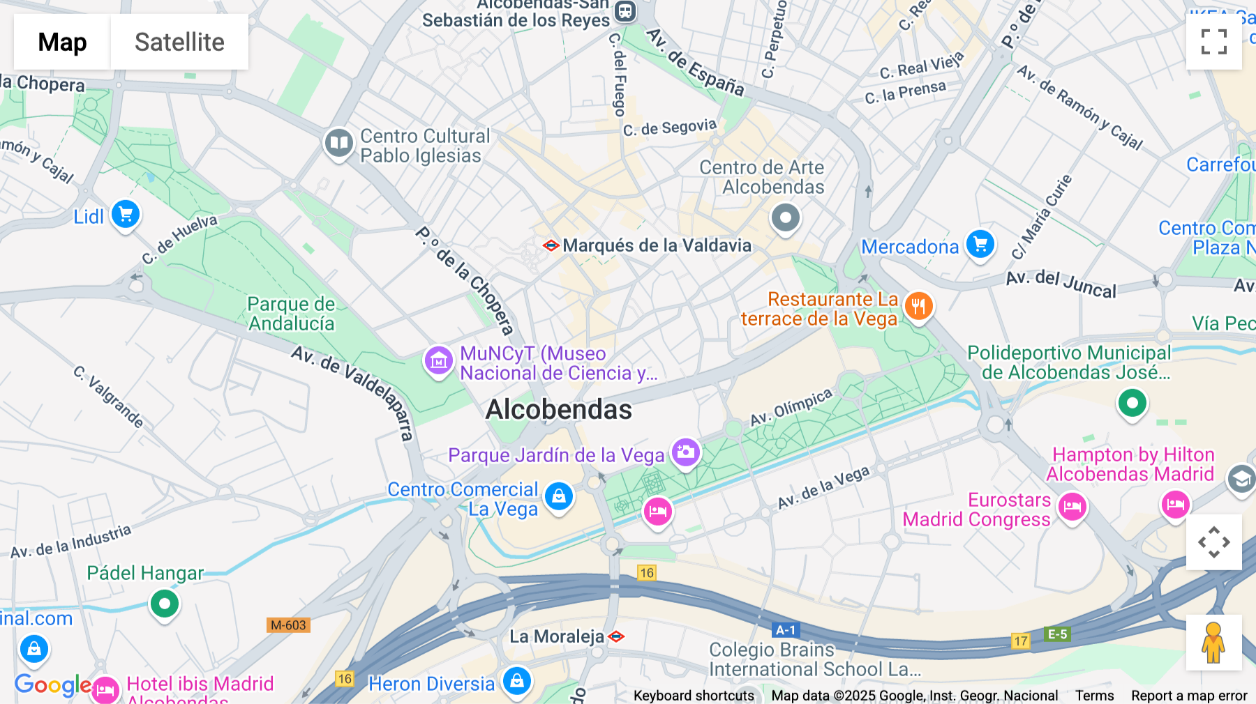 Click for interative map of Calle Pascual Hermanos 3, Alcobendas