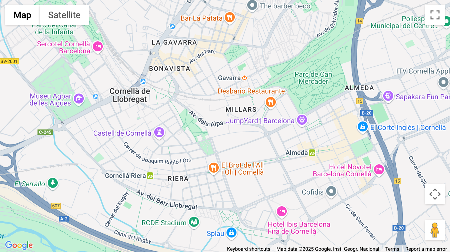 Click for interative map of Avinguda dels Alps 48, Cornellà de Llobregat