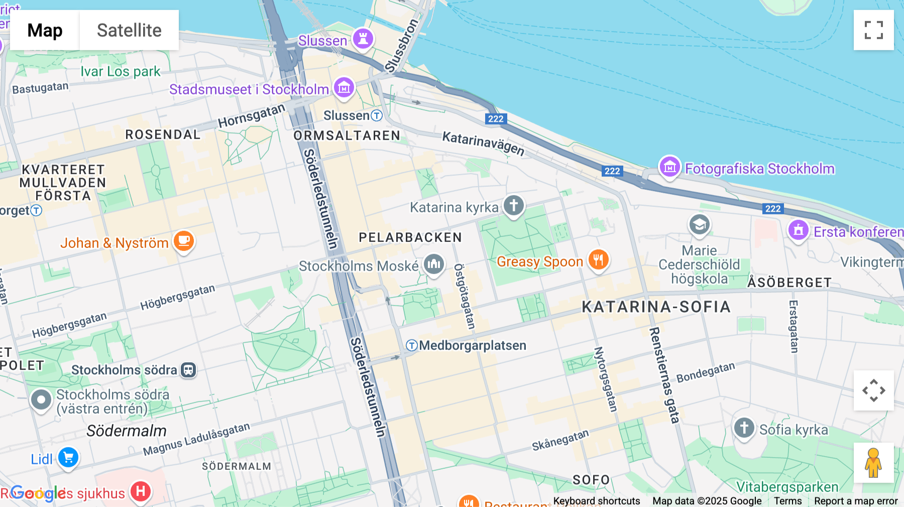 Click for interative map of Östgötagatan 12, Stockholm