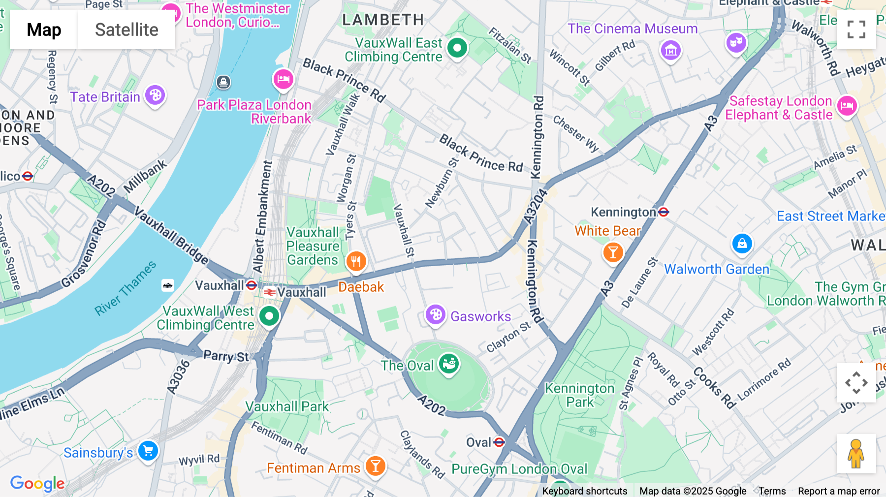 Click for interative map of 3 Loughborough Street, London