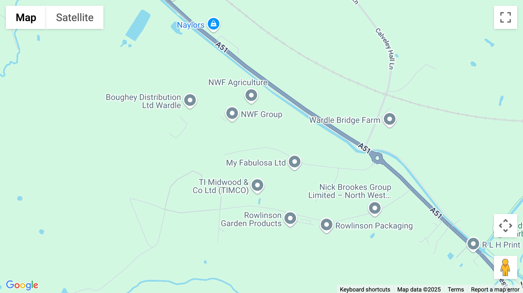 Click for interative map of Off Airfield Road, Nantwich
