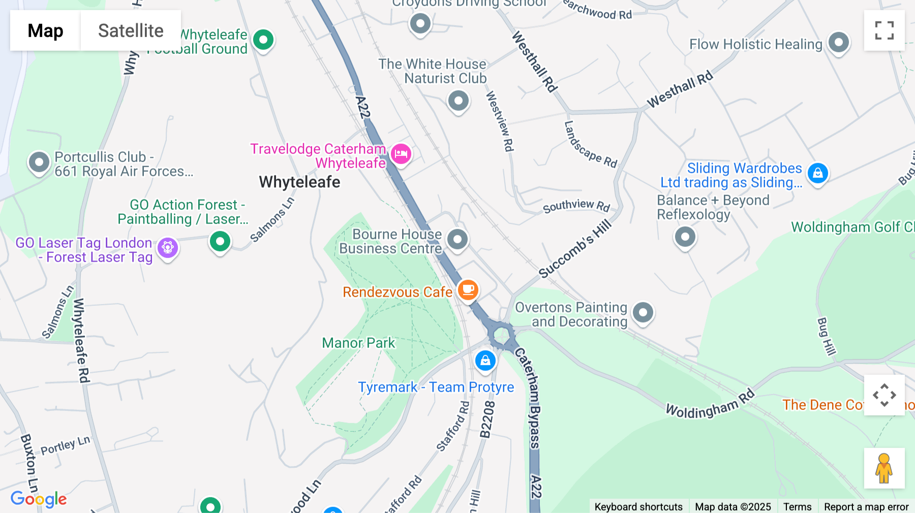 Click for interative map of 475 Godstone Road, Whyteleafe