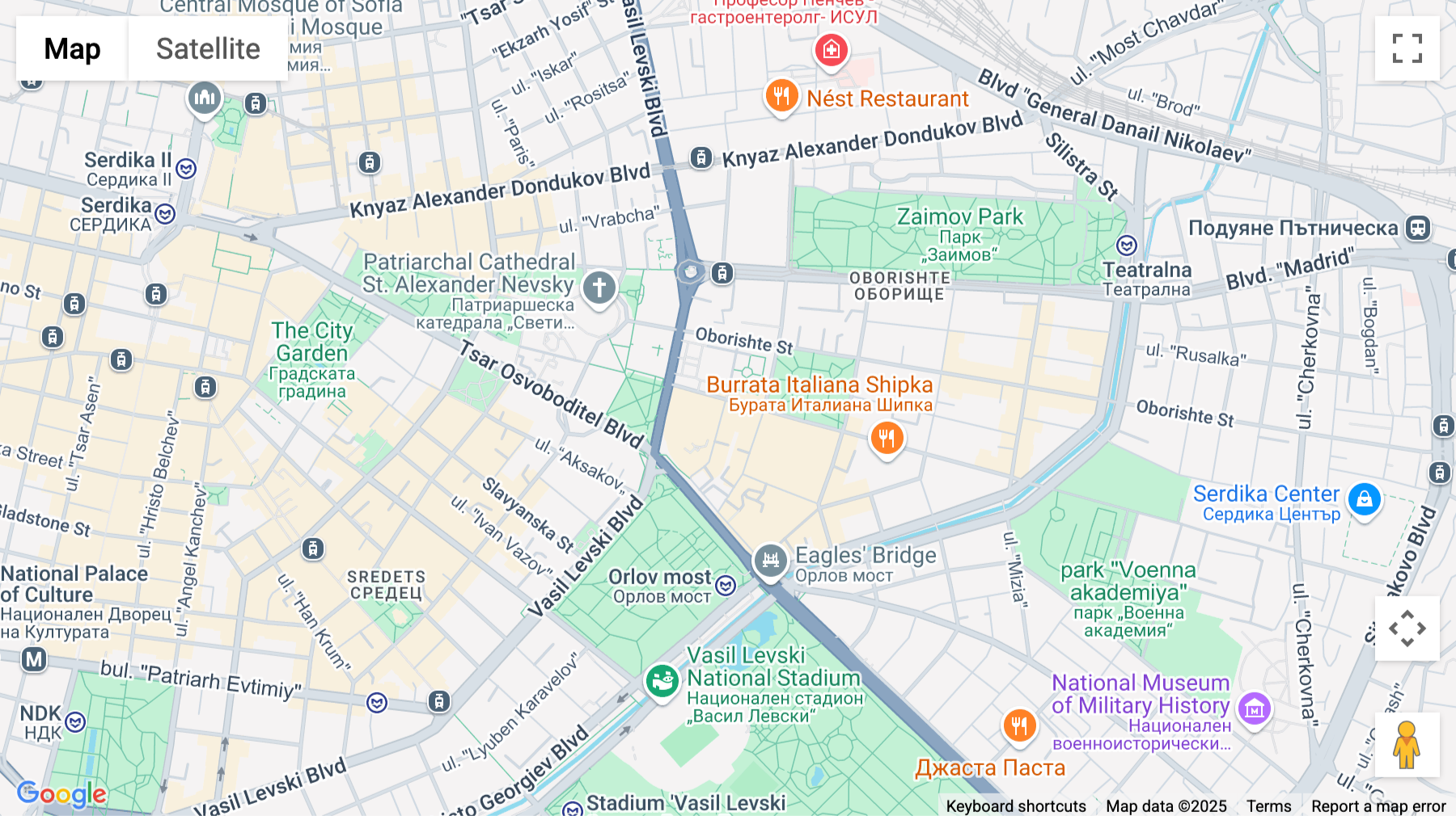 Click for interative map of Sofia Center, Shipka Street 6, 1504 Sofia, Sofia