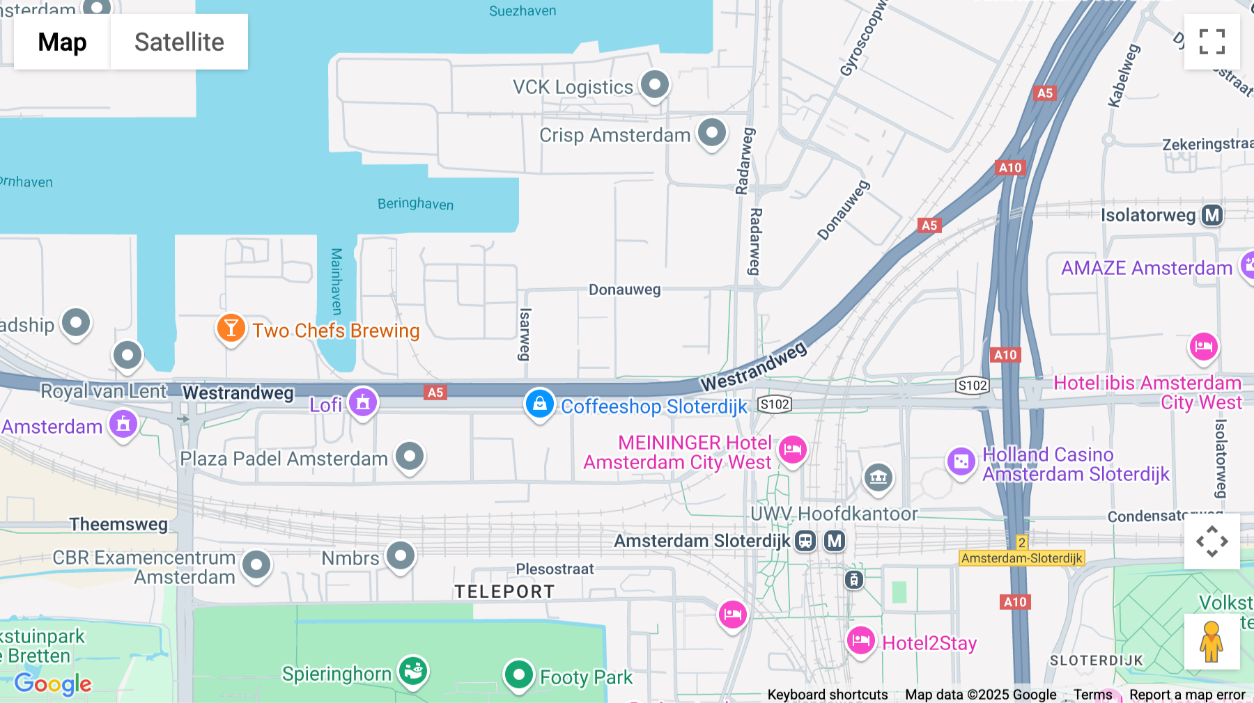 Click for interative map of 30, Basisweg, Amsterdam