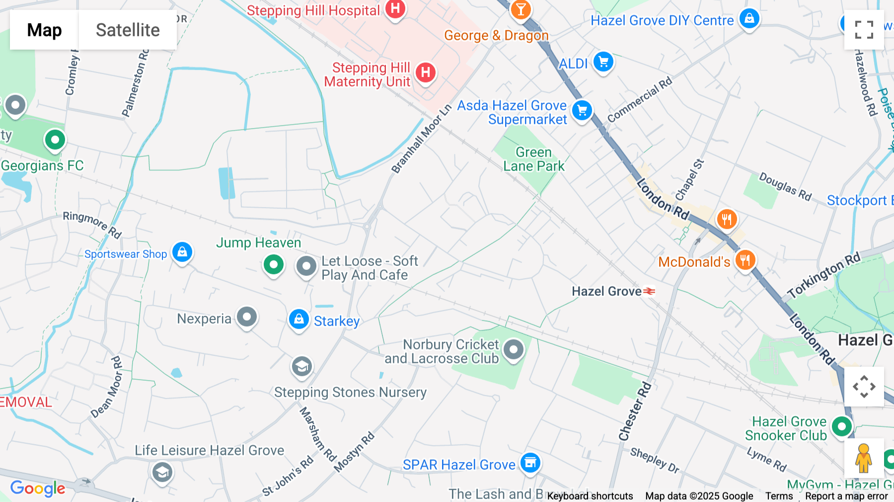 Click for interative map of Trinity House, Newby Rd, Stockport