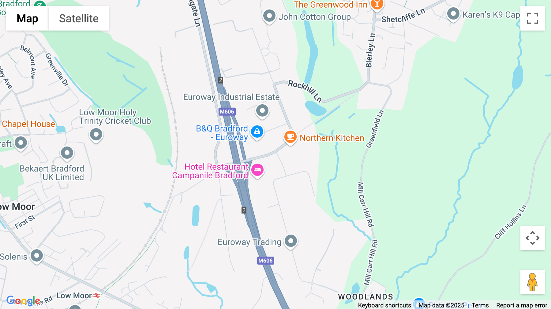 Click for interative map of Euroway House, Roydsdale Way, Bradford