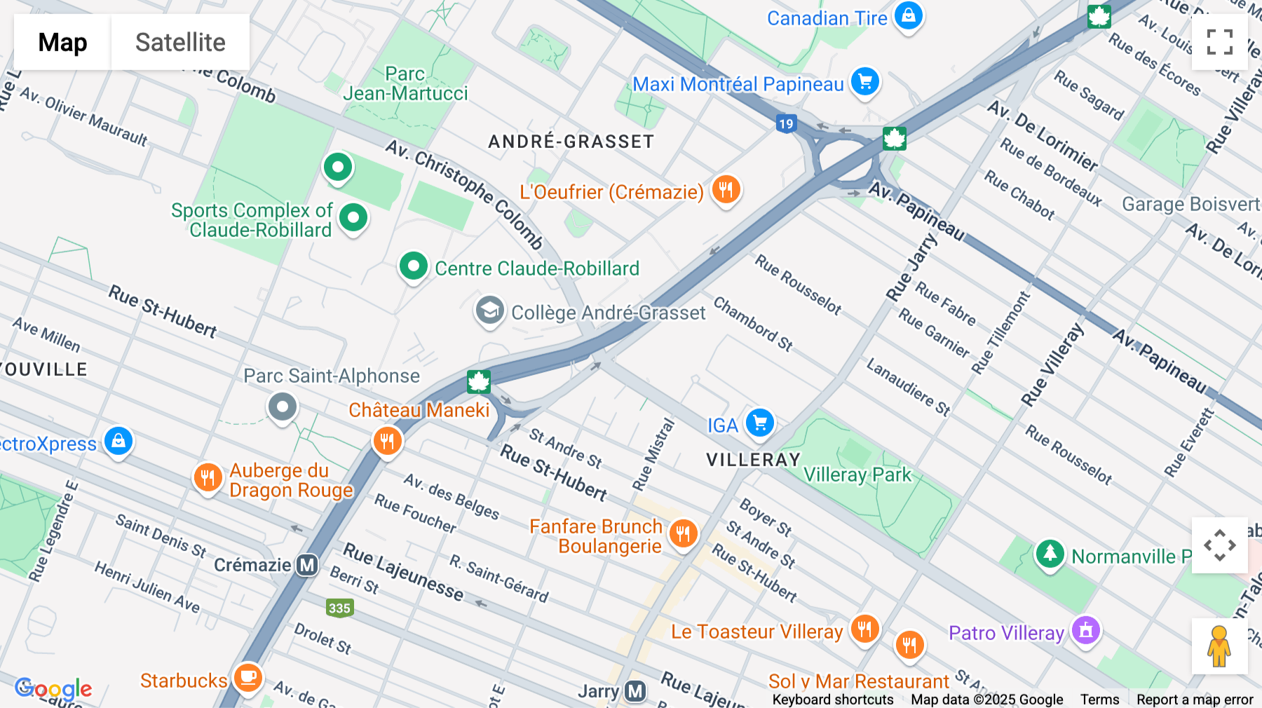 Click for interative map of Boulevard A. Reyers 70, Brussels