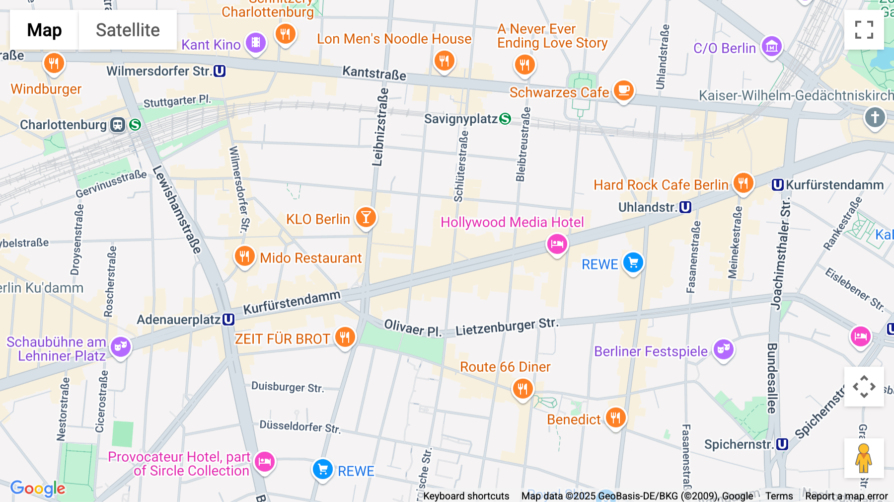 Click for interative map of Schlüterstrasse 39, Berlin