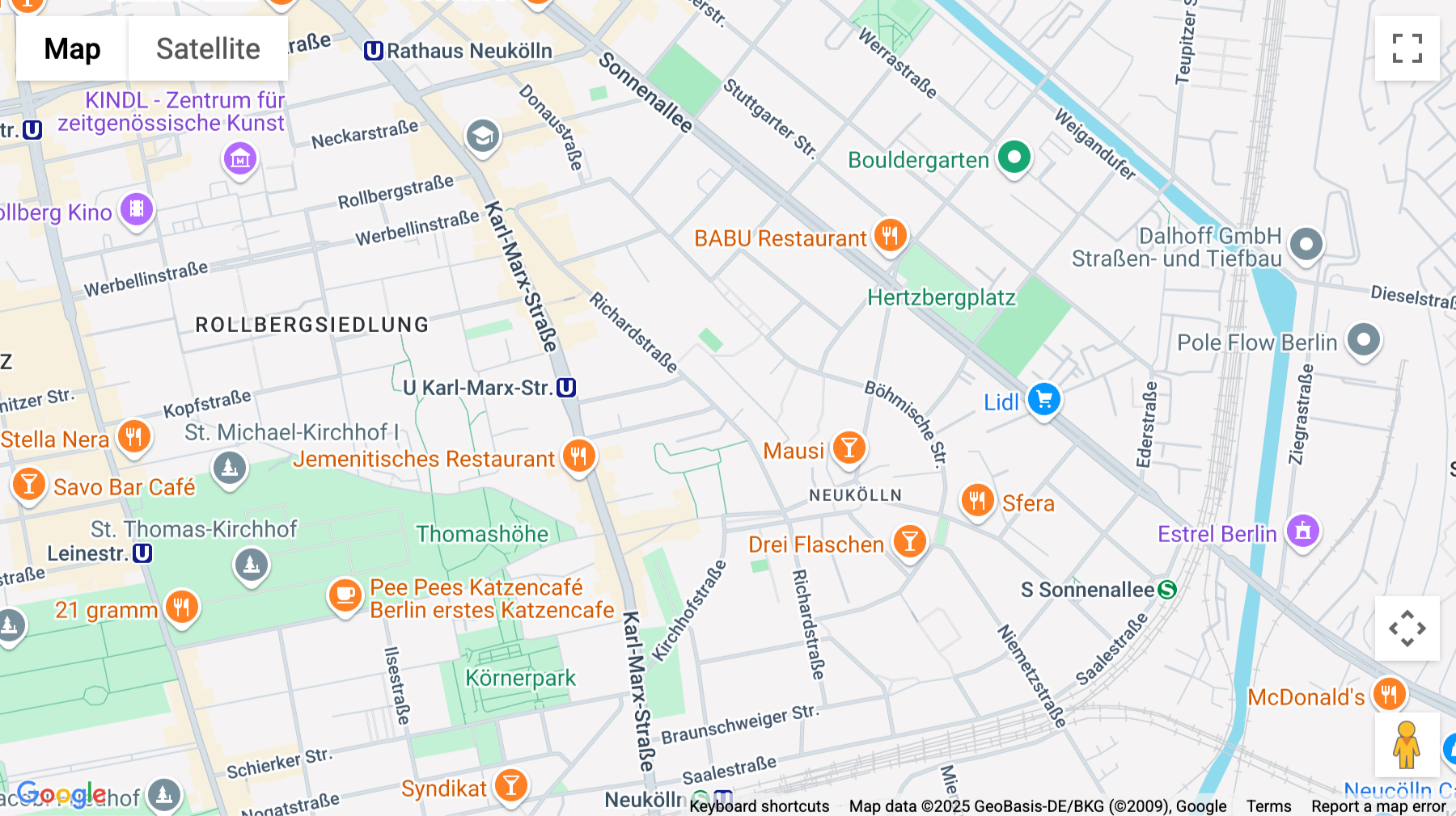 Click for interative map of Village Richardstrasse 85/86, Berlin
