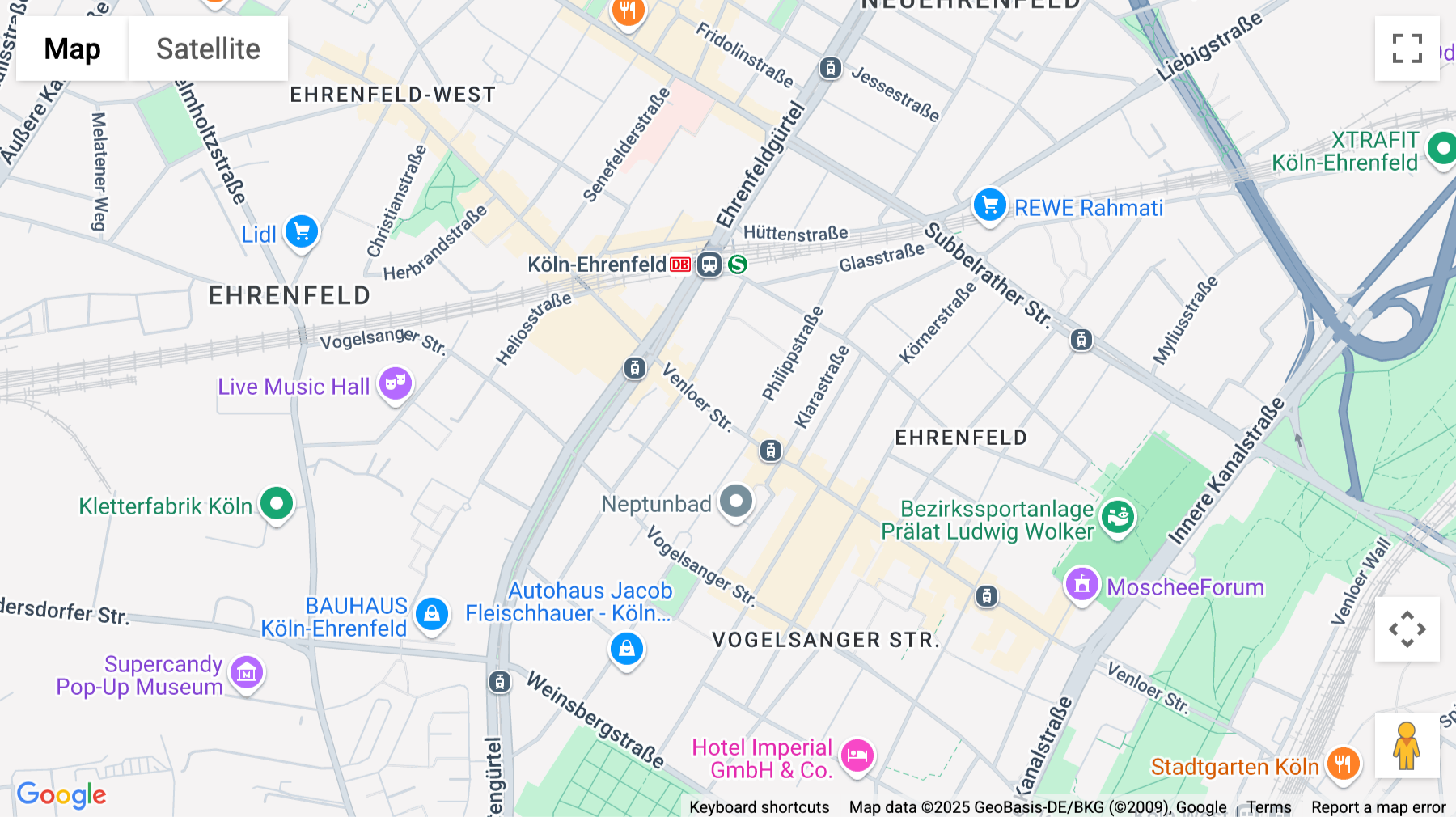 Click for interative map of Venloer Strasse 310-316, Cologne