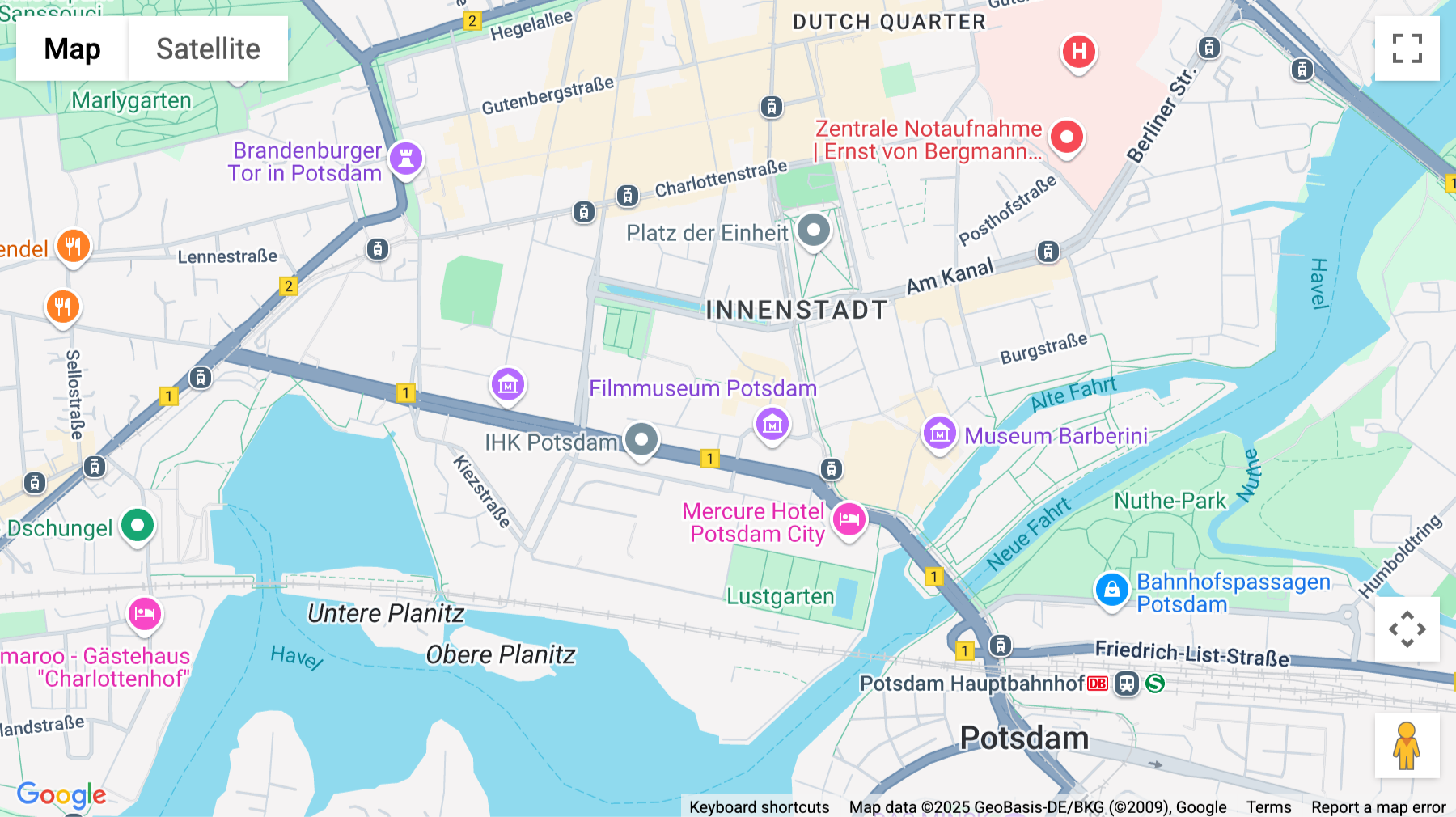 Click for interative map of Am Neuen Markt 9 E-F, Haus am Platz, Potsdam
