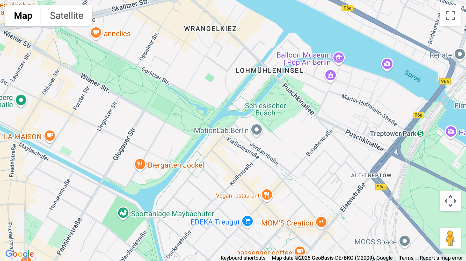 Click for interative map of 65, Lohmühlenstraße, Berlin