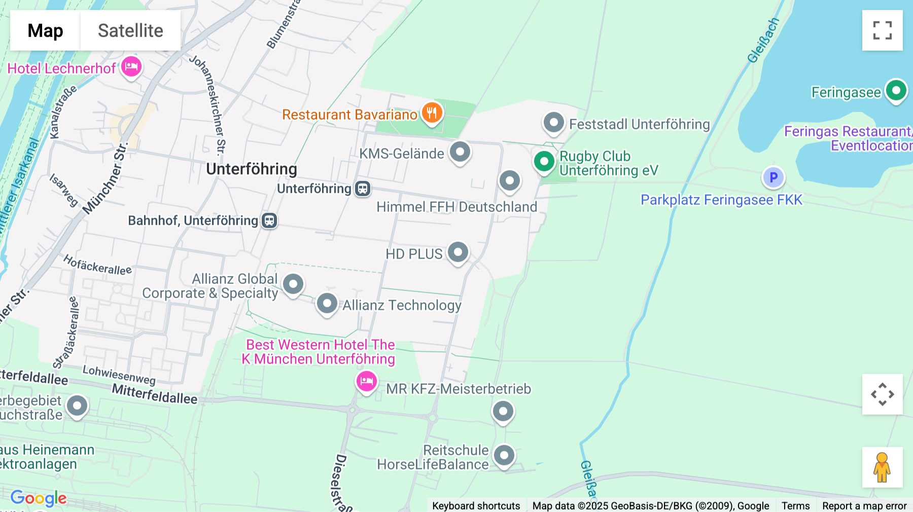 Click for interative map of Beta-Straße 10a, Unterföhring