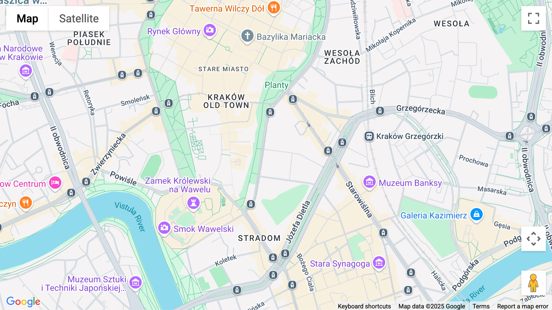 Click for interative map of Józefa Sarego 5, 31-047 Kraków, Poland, Krakow