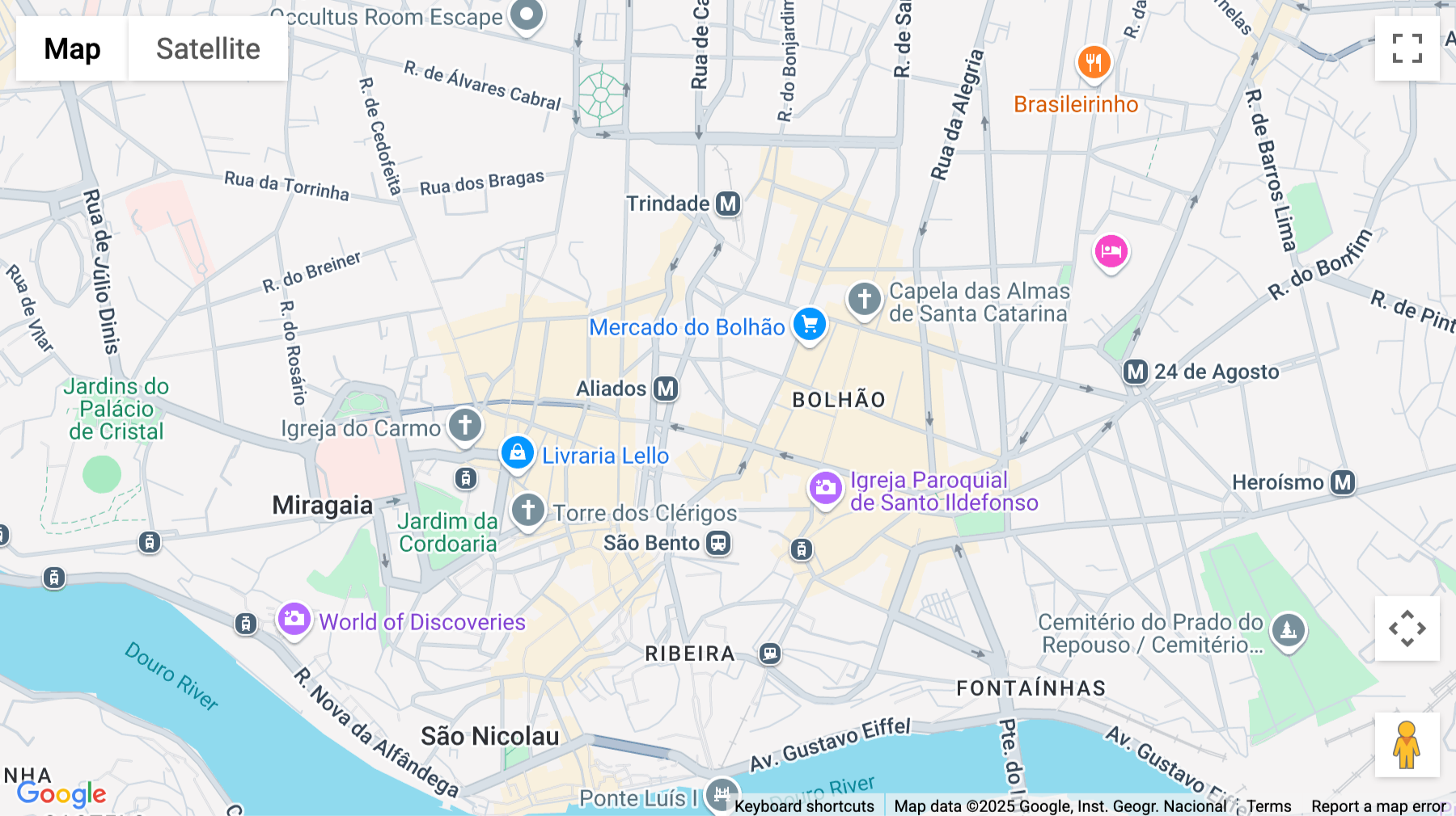Click for interative map of Praça de Dom João I 80, Porto