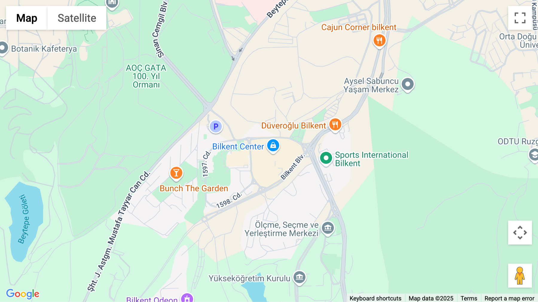 Click for interative map of Universiteler mah. No: 3, 1597. Caddesi, Zemin Kat, Ankara