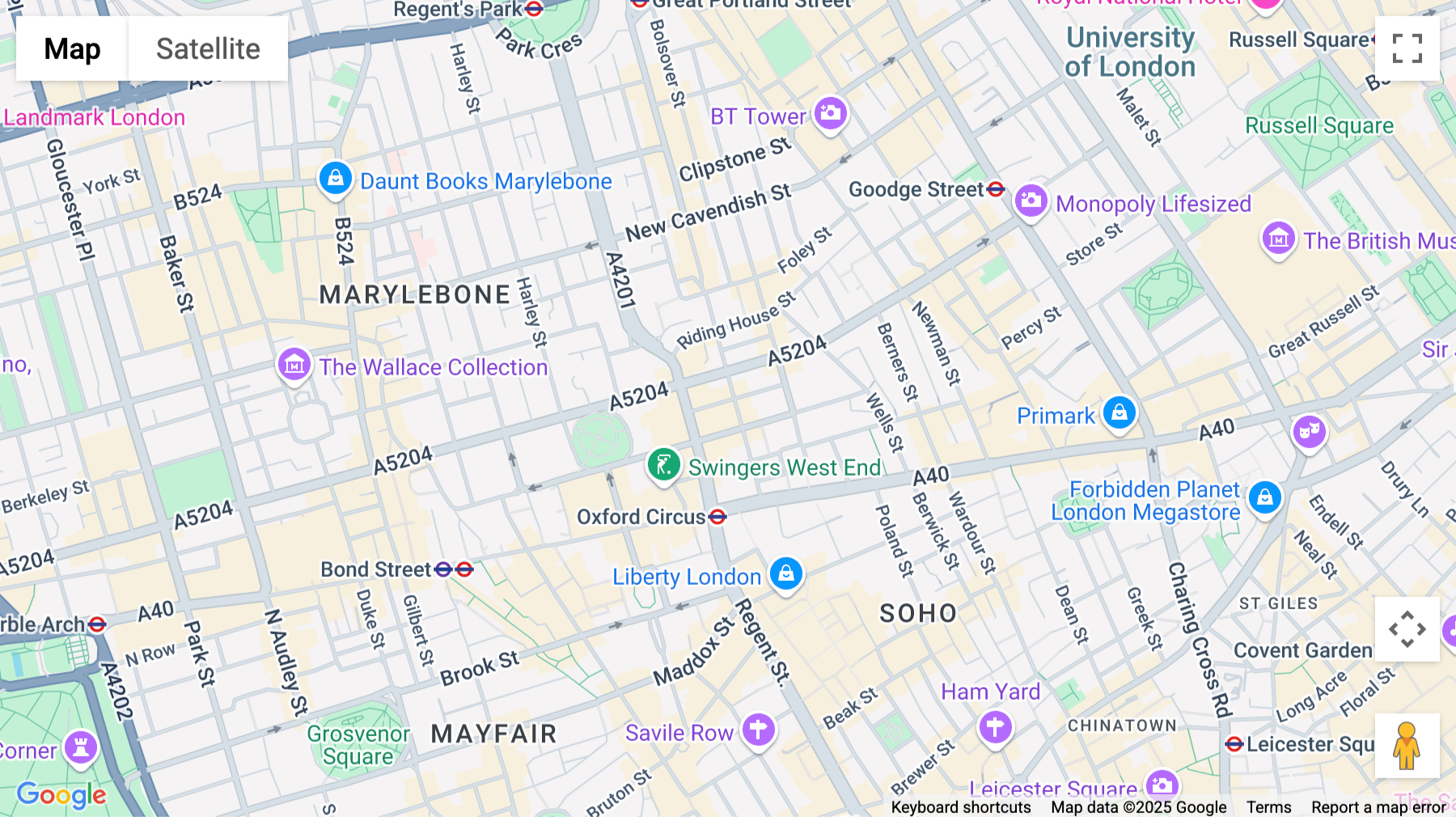 Click for interative map of 37 Great Portland Street, 4th Floor, London