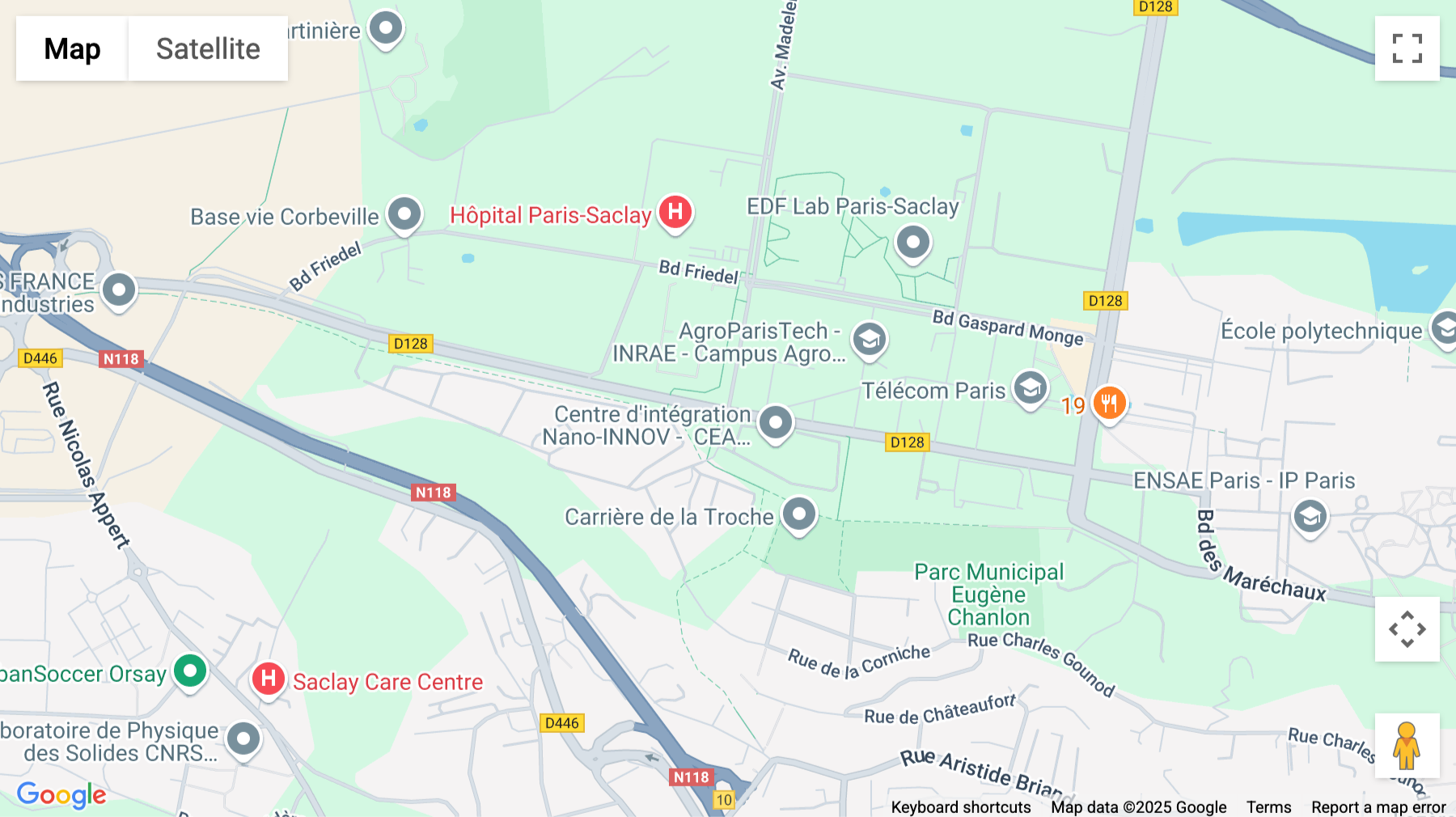 Click for interative map of 7-9 Boulevard Thomas Gobert, Palaiseau