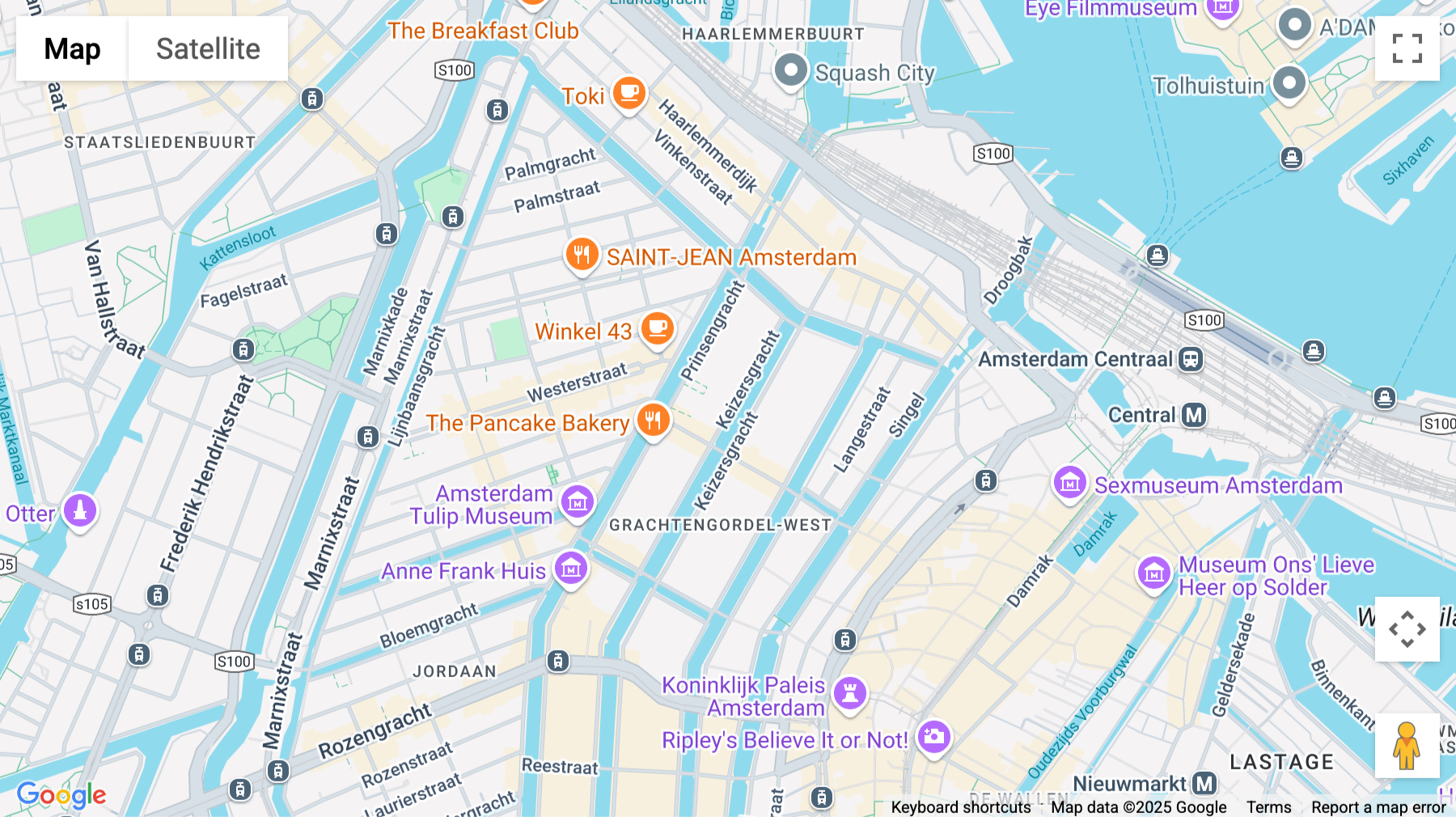 Click for interative map of 62, Keizersgracht, Amsterdam-Centrum, Amsterdam